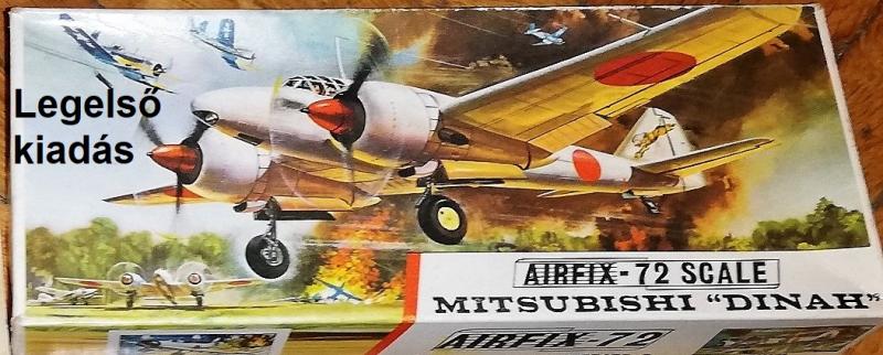 1:72	295	Airfix	Ki-46 Dinah	elkezdetlen	dobozos, első kiadás	3000			