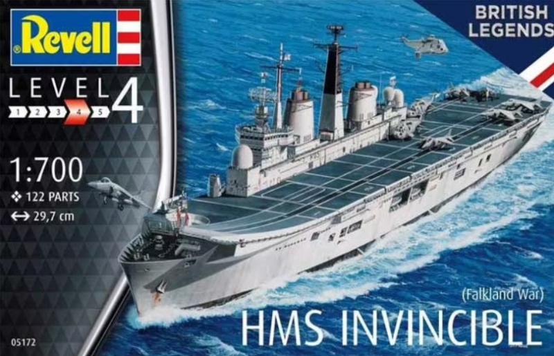 1:700	05172	Revell	HMS Invincible	bontatlan	dobozos	10000