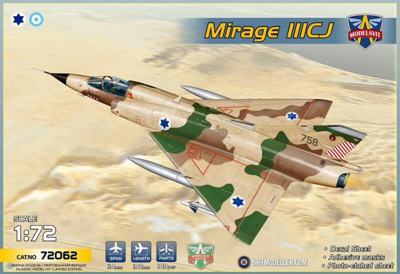 1:72		Modelsvit	Mirage III	elkezdetlen	dobozos	10900			