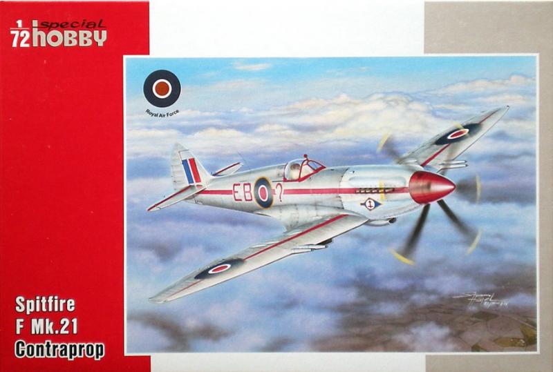 1:72		Special Hobby	Spitfire F Mk. 21 Contraprop	elkezdetlen	dobozos	3800			