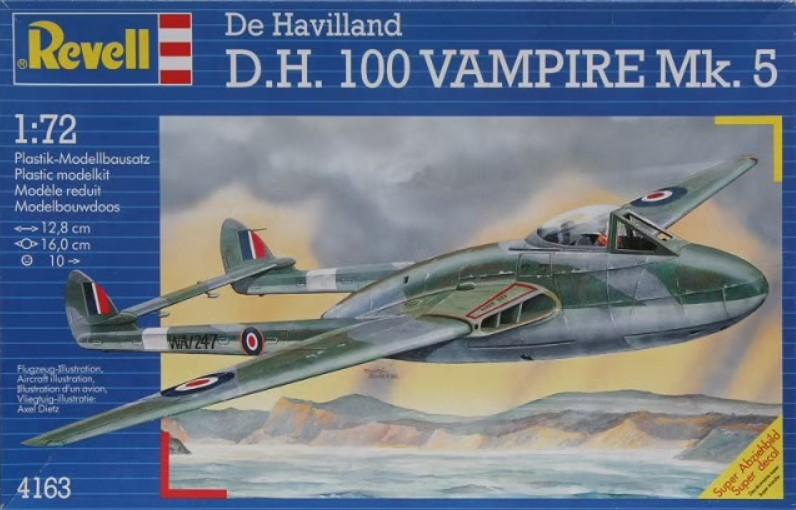 1:72		Revell	Vampire Mk.5.	elkezdetlen	dobozos	3500			