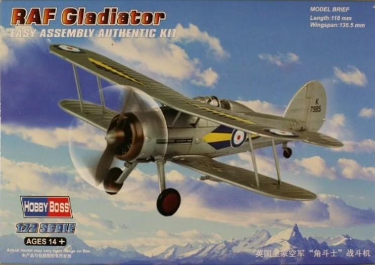 1:72		Hobby Boss	Gloster Gladiator	elkezdetlen	dobozos	2500			