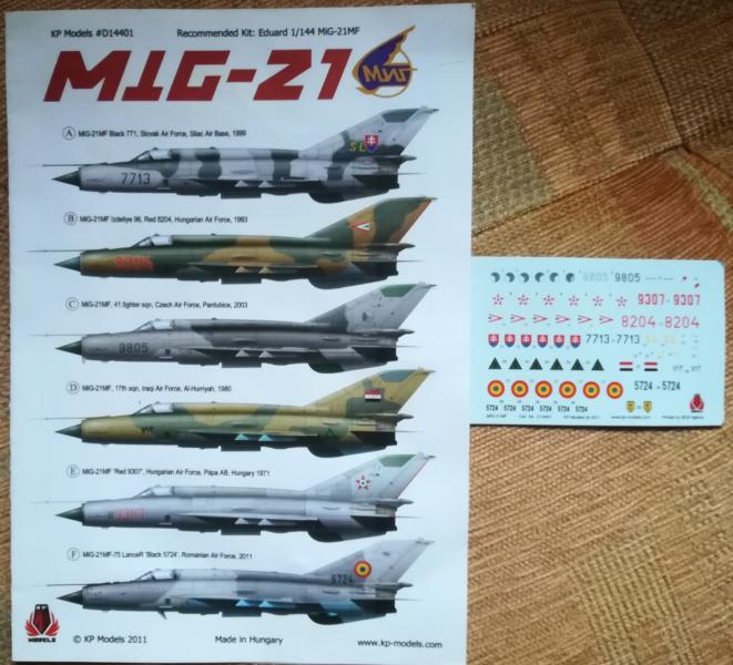 2500 MiG-21 matrica