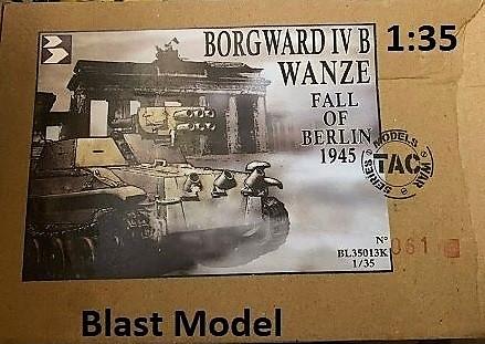 1:35		Blast Model	Borgward IV B Wanze (Fall of Berlin 1945)	elkezdetlen	dobozos	5700
