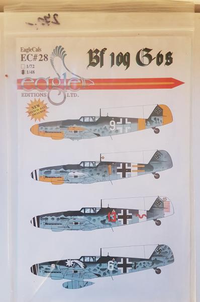 EagleCals 48-28 Bf 109 G-6s
