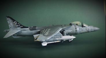 Hasegawa av8b harrier II plus.  1/48