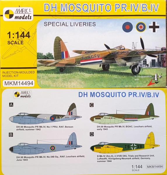 1-144 Mark.I. Models MKM14494 DH Mosquito