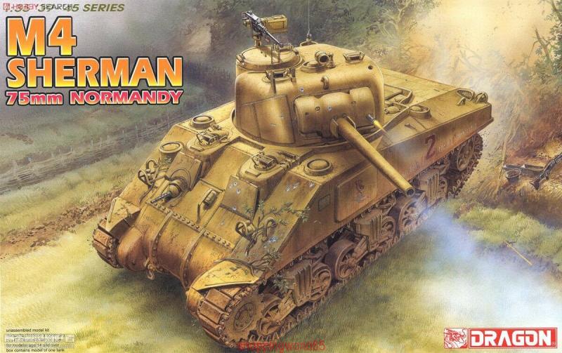 Dragon 6511 M4 Sherman 75mm Normandy /DS lánctalpas/ 13,000.- Ft