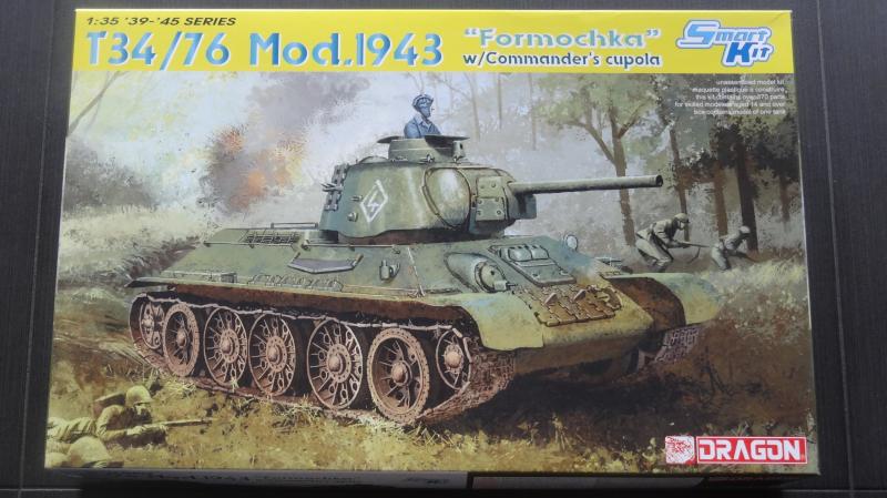 Dragon 6603 T-34-76 Mod.1943 Formochka with Commander