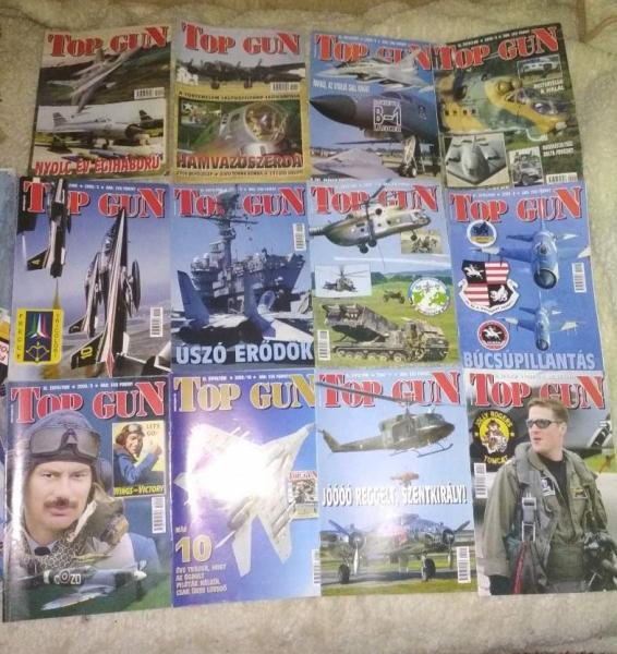 top-gun-magazin evfolyamok 1993-1999 , 2000Ft / évfolyam