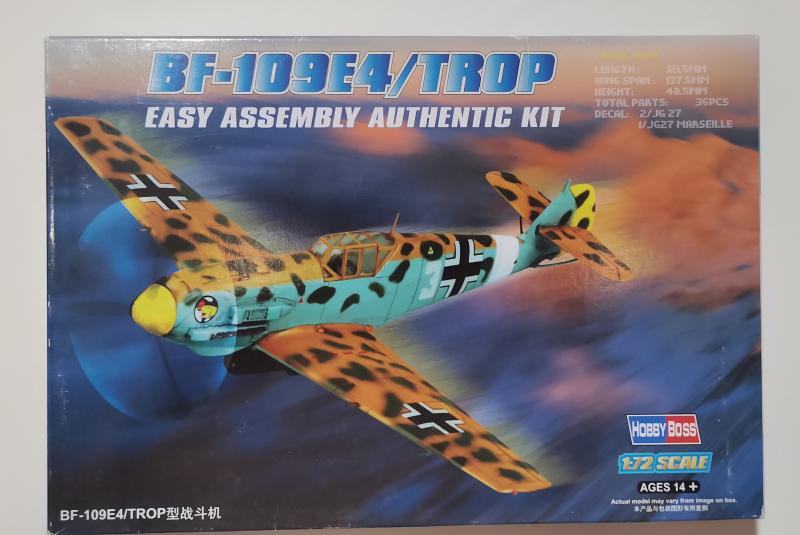 Hobby Boss - Me Bf-109 E4/TROP (80261) 1/72 -  2.000,- Ft 