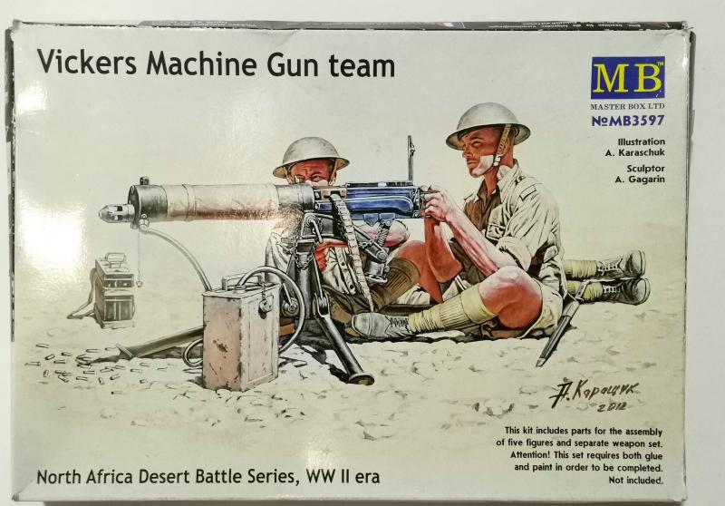 MasterBox - Vickers Machine Gun Team (3597) - 1/35 -  3.000,- Ft 