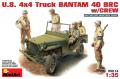 MiniArt 35014 U.S. Truck Bantam 40 BRC w. Crew  5,000.- Ft