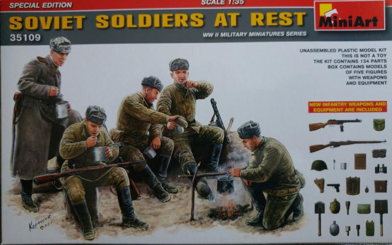 Miniart Soviet soldiers at rest Special edition - 3000 Ft