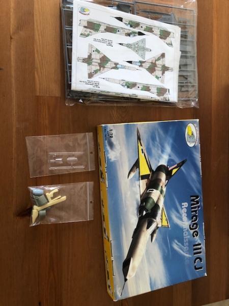 1/72 RV Mirage IIIC Recce (csak a Tarmil orr-rész van meg) 7000Ft