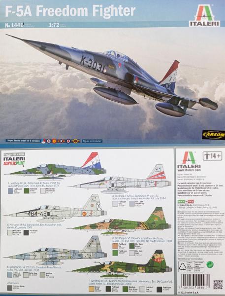 Italeri 1441 F-4A Freedom Fighter.