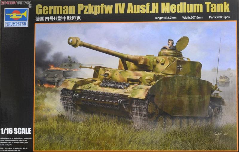 Trumpeter 00920 German Pzkpfw IV Ausf.H  55,000.- Ft