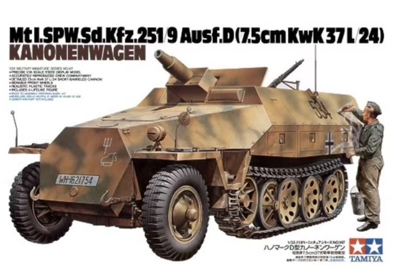 1:35	35147	Tamiya	Sdkfz 251/9	elkezdetlen	dobozos	7500