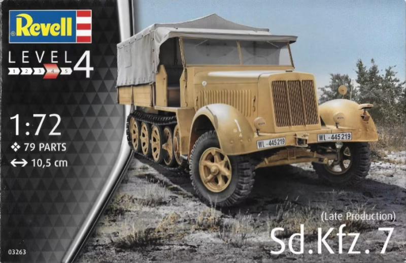 1:72	03263	Revell	Sdkfz 7	bontatlan	dobozos	4500