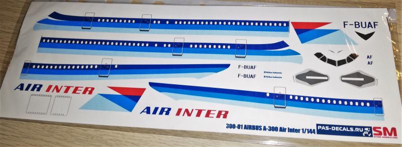 1:144		PAS-Decals	A300 Air Inter	bontatlan	matrica + festési	2000	