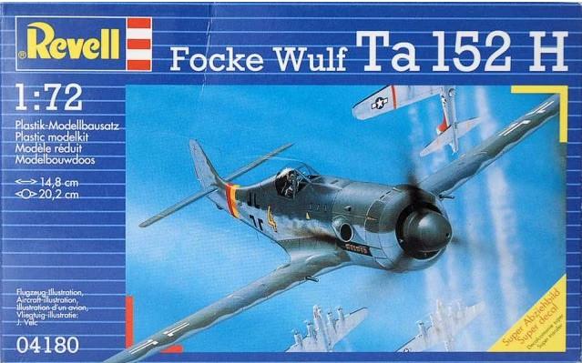 1:72	04180	Revell	Ta-152	elkezdetlen	dobozos	1800			