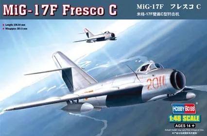 1:48		Hobby Boss	MIG-17 F	bontatlan	dobozos	7000			