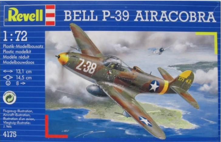 1:72	4175	Revell	P-39	elkezdetlen	dobozos	2500			