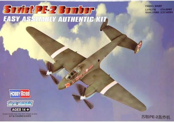 1:72		Hobby Boss	Pe-2	bontatlan	dobozos	3400			