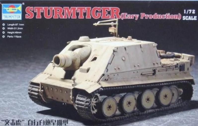 1:72		Trumpeter	Sturmtiger	bontatlan	dobozos	4000