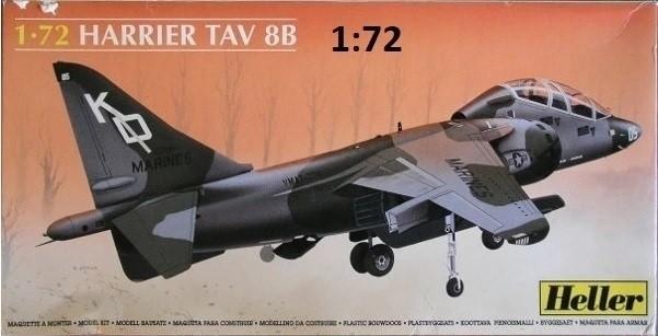 1:72	80344	Heller	Harrier TAV-8B	elkezdetlen	dobozos	3300			