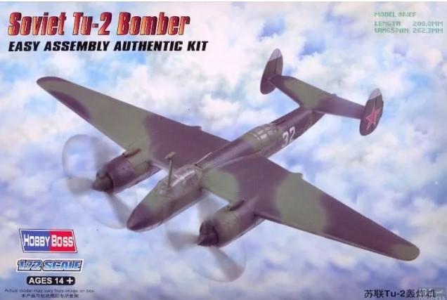 1:72		Hobby Boss	Tu-2	bontatlan	dobozos	3400			