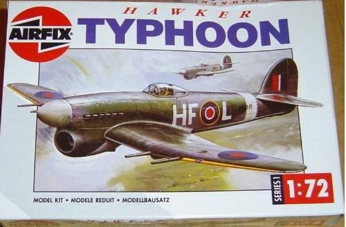 1:72		Airfix	Typhoon	elkezdetlen	dobozos	2200			