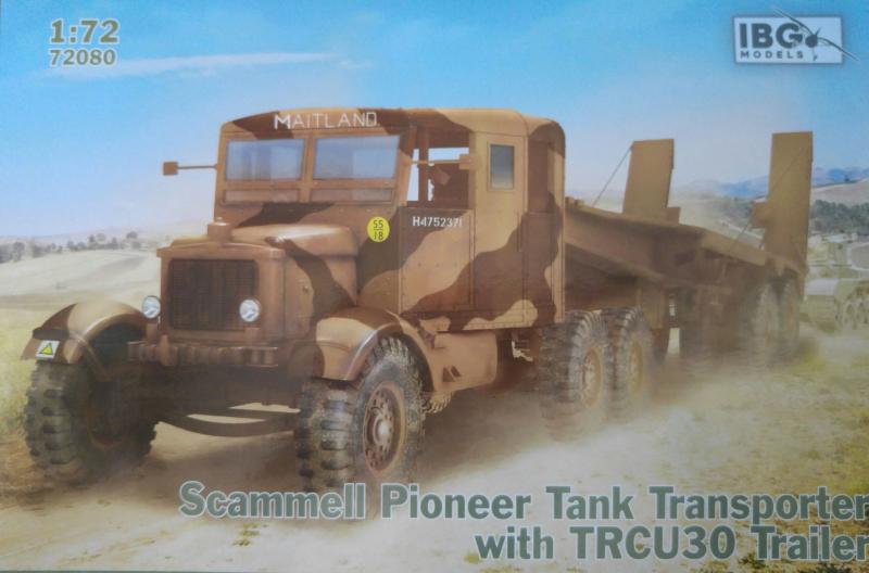IBG Scammel Pioneer harckocsiszállító trélerrel - 6500 Ft