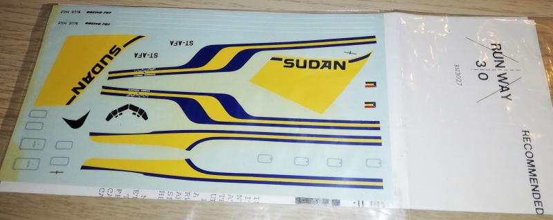1:144	 RW3027	RUN WAY	B707 SUDAN Airlines	bontatlan	matrica + festési	2000	