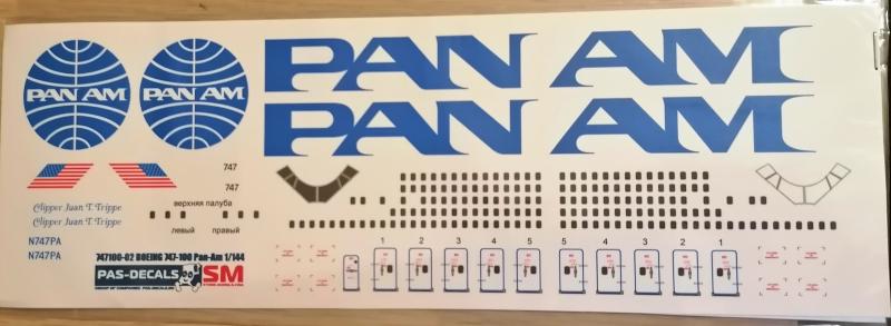 1:144		PAS-Decals	B747 PAN AM	bontatlan	matrica + festési	4000	