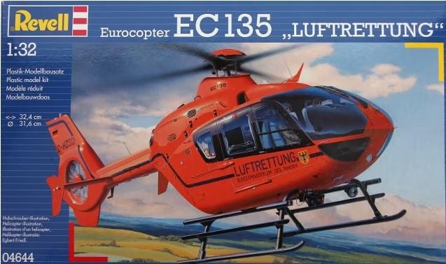 1:32	04644	Revell	EC-135	elkezdetlen	dobozos	9000			