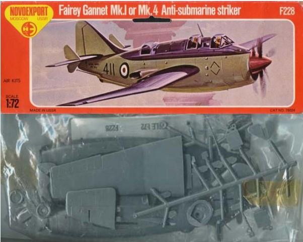 1:72		NOVOexport	Fairey Gannet	bontatlan	gyárilag zacskós	3000			