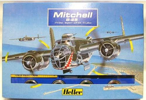 1:72	60300	Heller	B-25	bontatlan, ecsettel, festékekkel	dobozos	7300			