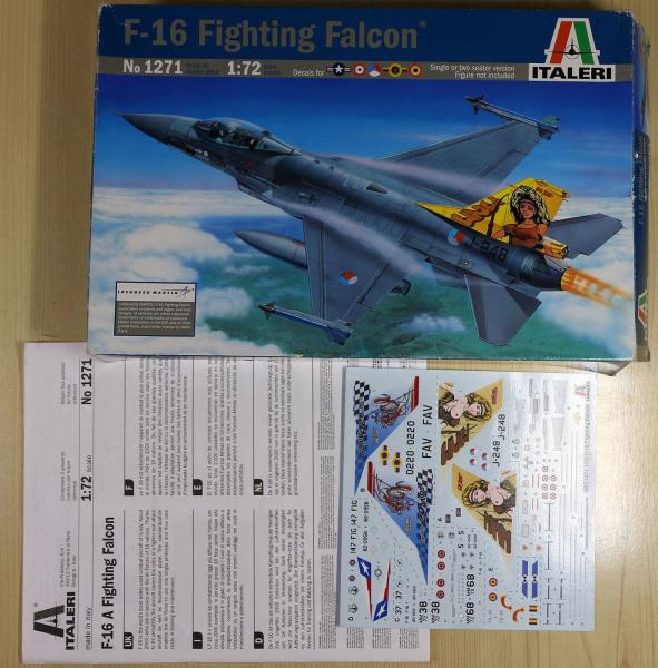 General Dynamics F-16A Fighting Falcon Italeri 1-72_1