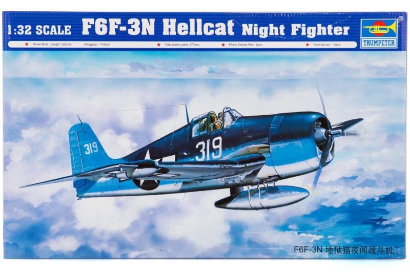 Trumpeter 02258 F6F-3N Hellcat  9,000.- Ft