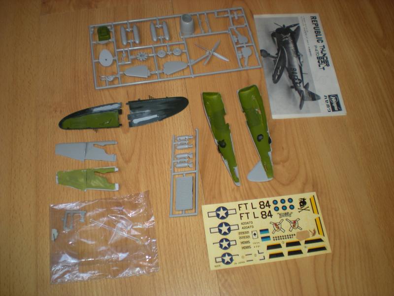 1/72 Hasegawa P-47! A Képen látható állapotban! 1000-