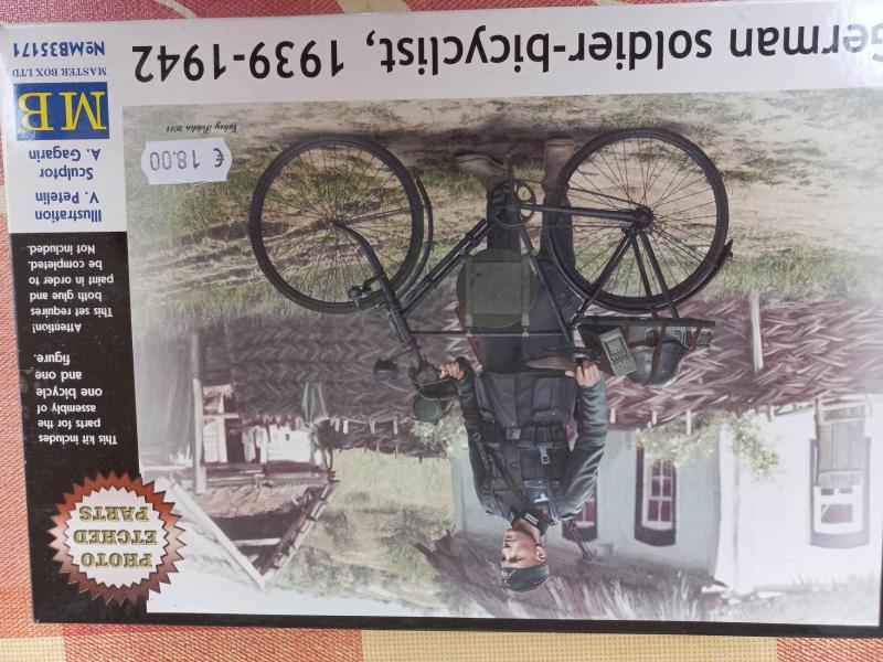 Byciclist

Masterbox MB35171 - German soldier bicyclist ---------- 4.000 Ft