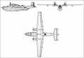 Berijev MDR-10 háromnézeti rajza

Ez az 1942-es ős-terv nem épült meg