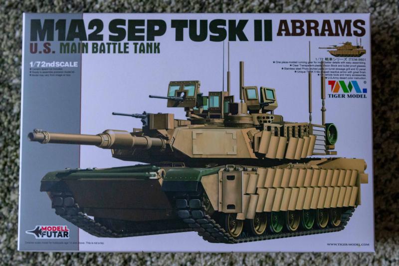 Tiger Model ITEM.9601 M1A2  SEP Tusk II. Abrams - 7700 HUF