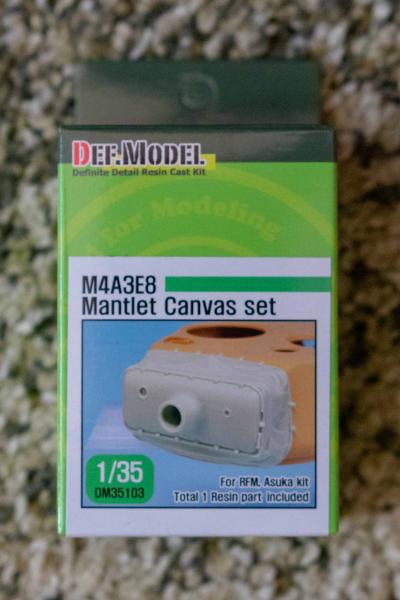 DEF.MODEL DM35103 M4A3E8 Mantlet Canvas Set - 3500 HUF