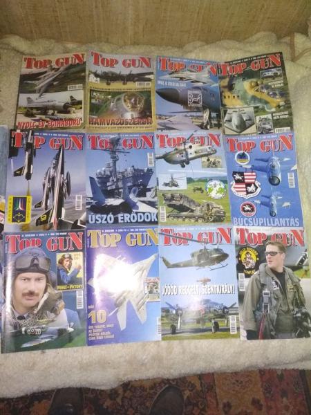 TOP GUN évfolyamok 1995,1996,1997,1998,1999 2000 Ft/ évfolyam