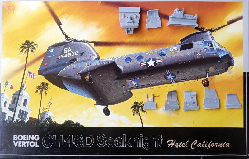 Fujimi CH-45D SeaKnight feljavítókkal