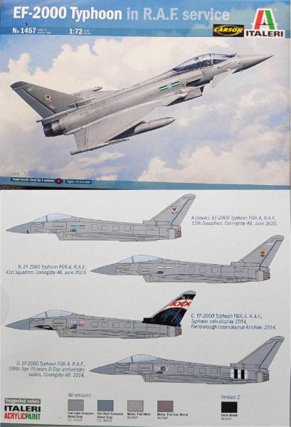 Italeri 1457  EF-2000 Typhoon