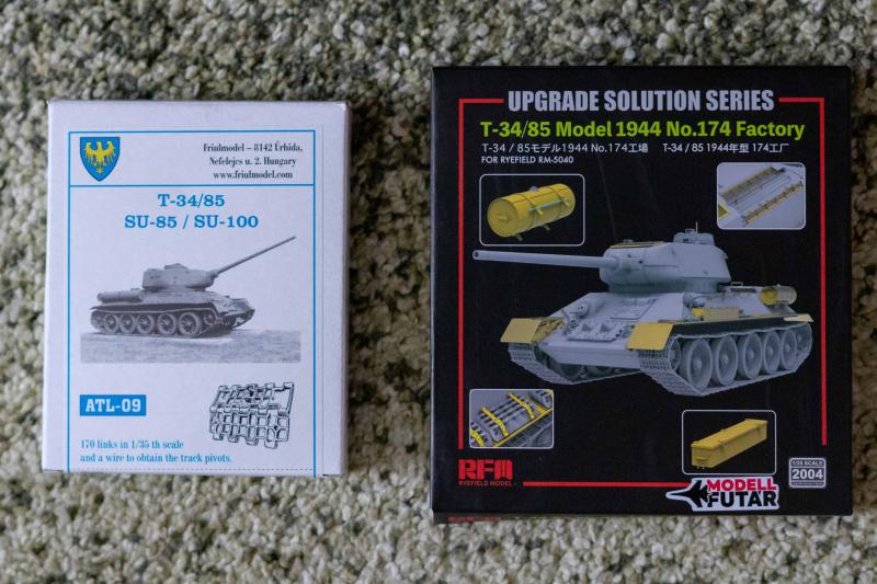 Ryfield Model 5040 T-34/85 Model 1945 No.174 Factory kiegészítők-Árak a listában!