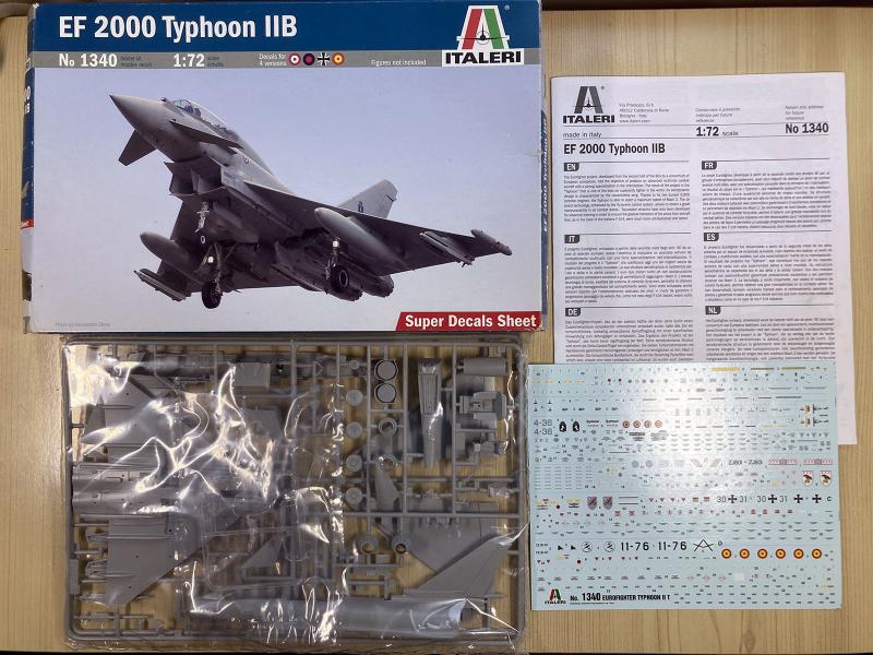 EF 2000 Typhoon IIB Italeri 1-72